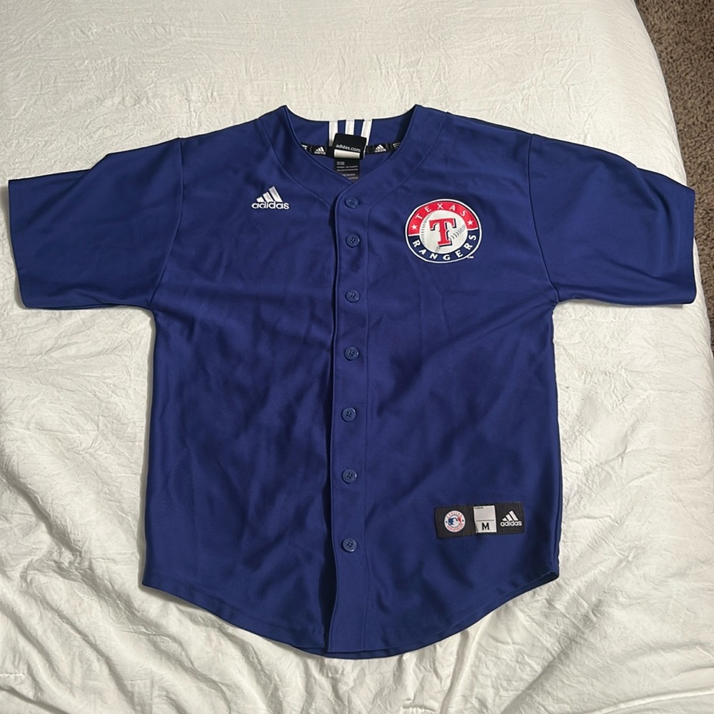 Boys Adidas’s Texas Rangers Jersey
